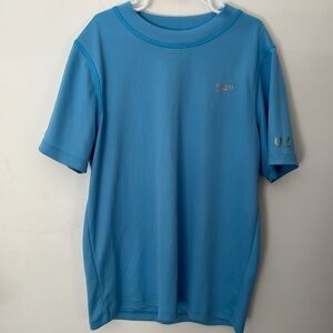 Speedo rash guard youth large light blue